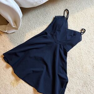 Elegant Navy Cocktail Dress